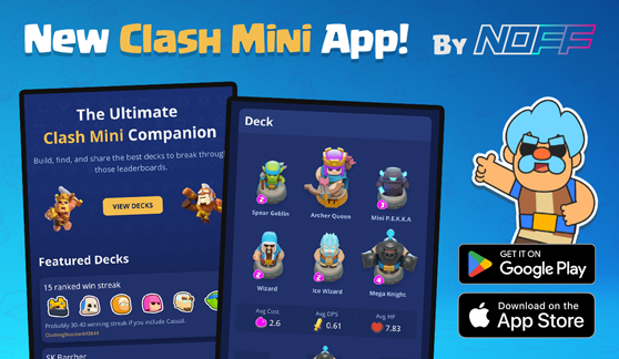 New Clash Mini App by Noff